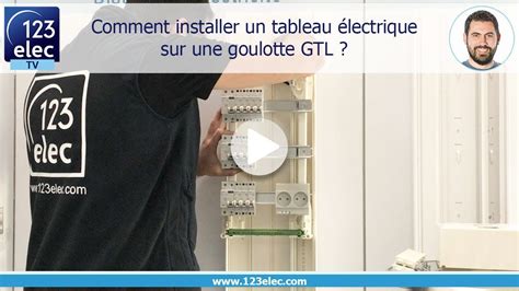 Comment Installer Un Tableau Lectrique Sur Une Goulotte Gtl Youtube