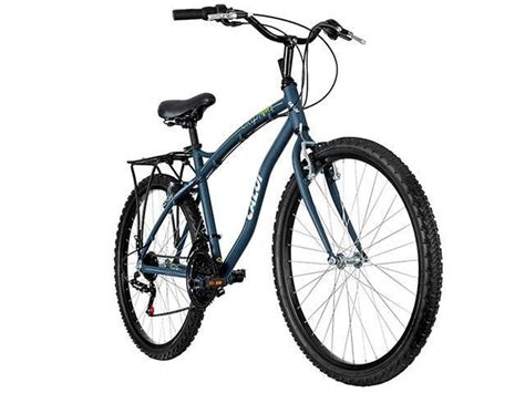 Bicicleta Caloi City Aro Marchas Freio V Brake Quadro Alum Nio