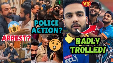 Ajaz Khan Rajveer Sisodia Police Action Elvish Yadav Troll Fukra