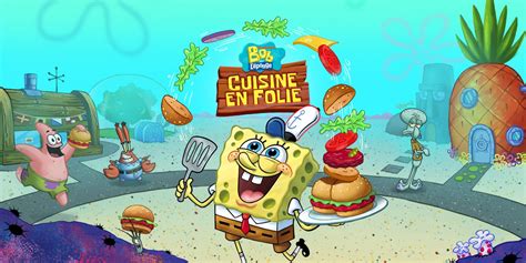 Bob L Ponge Cuisine En Folie Jeux T L Charger Sur Nintendo