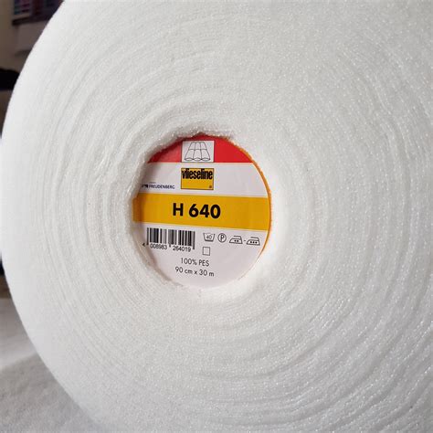 Iron On Fleece Batting Vilene Vlieseline H640 Medium Loft Fusible