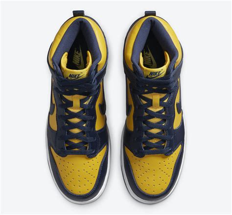 Nike Dunk High Michigan Cz8149 700 2020 Release Date Sbd