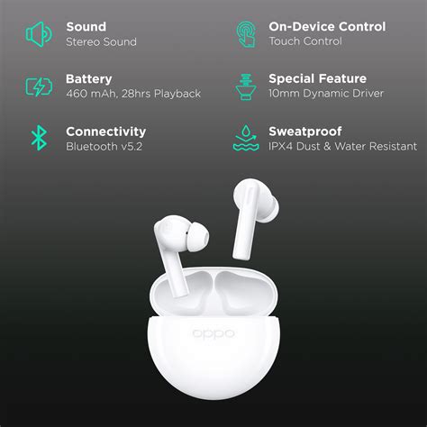 Buy Oppo Enco Air2i Ete41 Tws Earbuds With Ai Noise Cancellation Ipx4