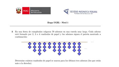 ONEM 2024 ETAPA UGEL NIVEL 1 SOLUCIONARIO COMPLETO PDF YouTube