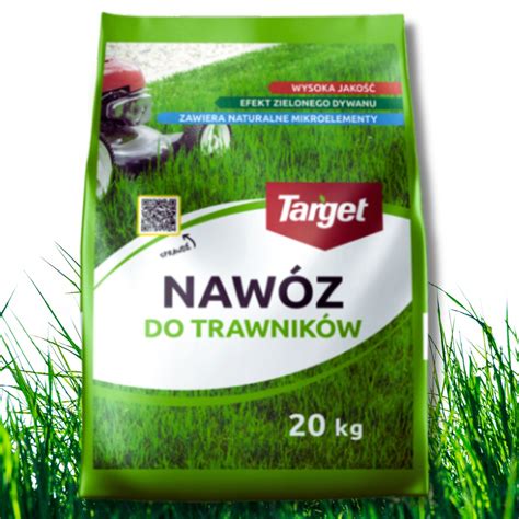 Nawóz Do TRAWY Granulowany Wieloskładnikowy Do Trawników Target 20 kg