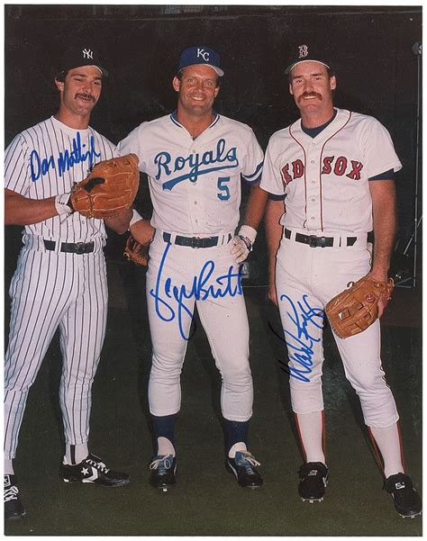 Don Mattingly Geoge Brett Wade Boggs Famous Baseball Players