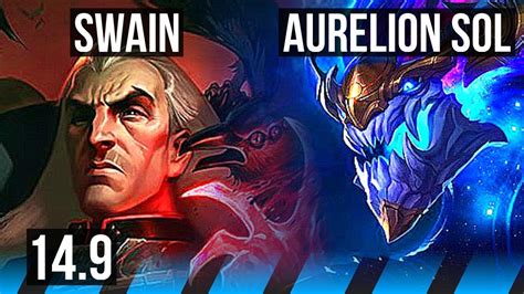 SWAIN Vs AURELION SOL MID 5 1 6 1100 Games KR Master 14 9