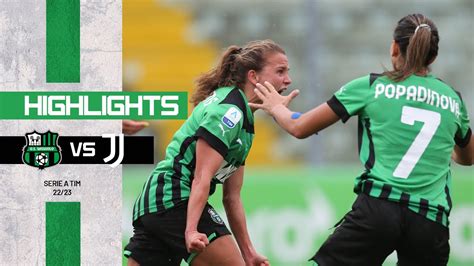 Serie A Femminile Sassuolo Juventus Youtube