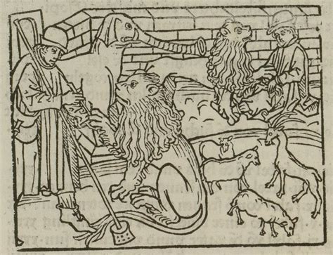 Bestiaria Latina Latin Via Fables Gesta Romanorum The Grateful Lion