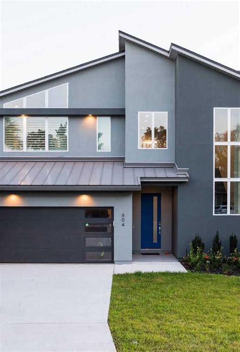 Tons De Azul Para Fachada De Casas - 13 ideias de Fachada casas tons azul para salvar hoje | fachadas de ...