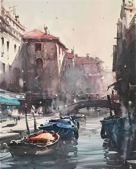 Watercolor In Love On Instagram Dusan Djukaric Serbia Art Arte