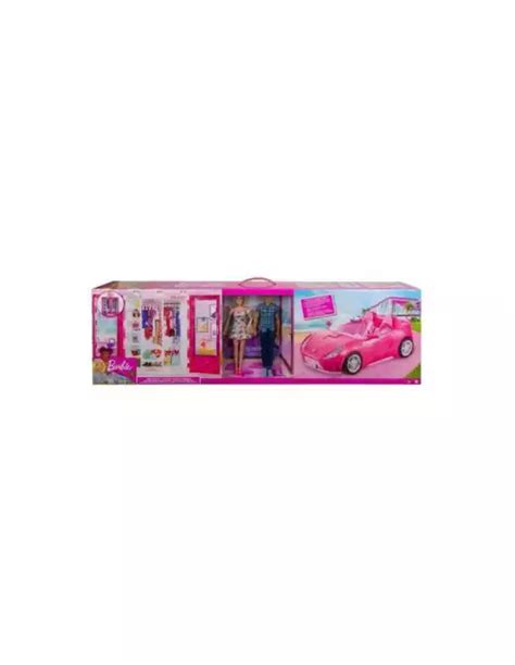 MATTEL BARBIE PLAYSET Armoire Dei Rêves Avec Paire et Ken Auto