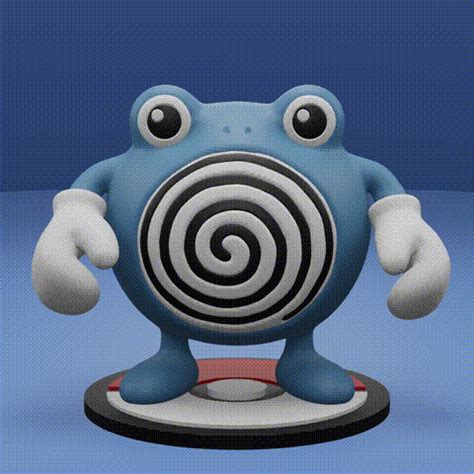 Archivo Stl Pokemon N Poliwag Poliwhirl Poliwrath