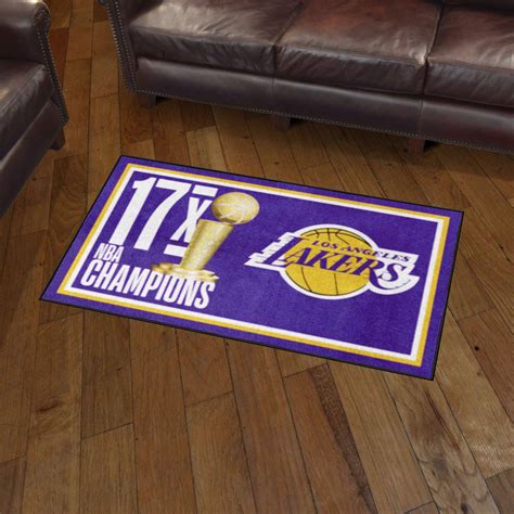 Fanmats Los Angeles Lakers 3x5 Plush