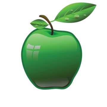 Green Apple Isolated Vector Green Vector Isolated Vector Green Png