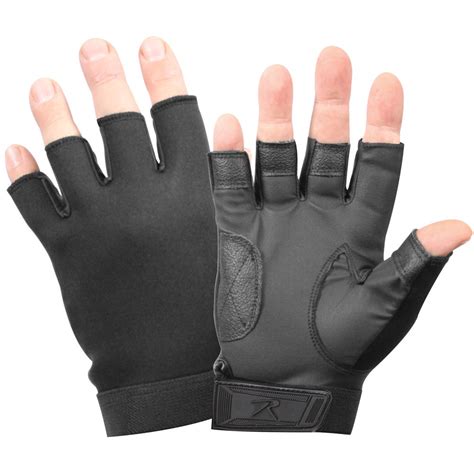 Fingerless Stretch Fabric Duty Gloves Camouflageca