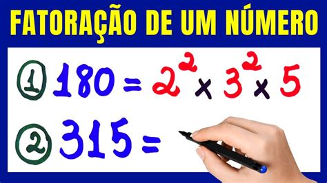 PASSO A PASSO DA FATORAÇÃO DE UM NÚMERO Matemática básica todo dia