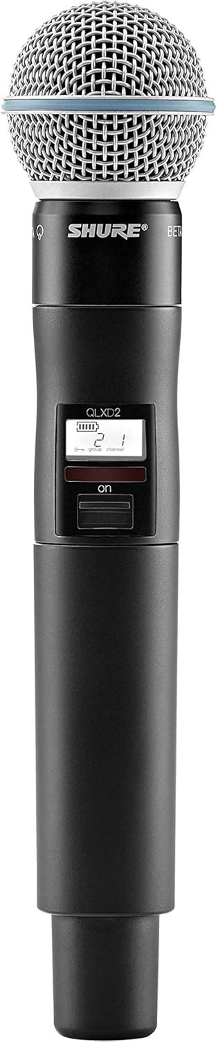 Amazon Co Jp Shure QLXD2 B58 Handheld Wireless Transmitter With BETA