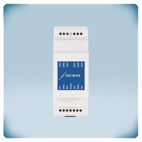 Module ES Modbus 4 entrées 4 sorties numériques