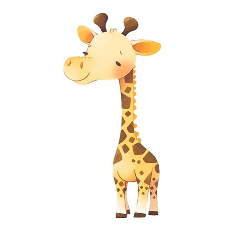 Hand Drawn Elements Giraffe Cartoon Hand Clipart Giraffe Clipart