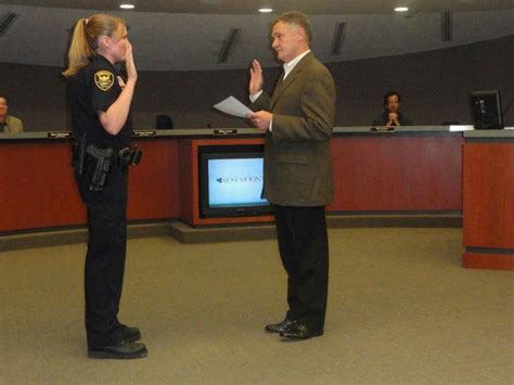 Mayor Swears In New Rosemount Police Officer Apple Valley Mn Patch