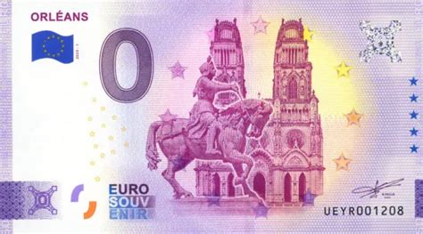 Orleans Jeanne D Arc Et Cath Drale Billet Euro Souvenir Eur