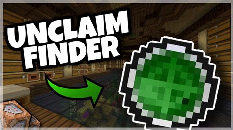 Comment Faire Un UNCLAIM FINDER Sur MINECRAFT BEDROCK En Vanilla Sans