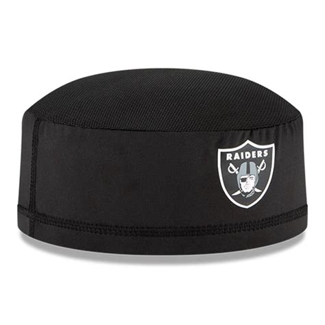 Mens Las Vegas Raiders New Era Black Nfl Training Skully Cap