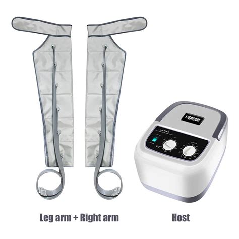 6 Cavity Electric Air Compression Massager Leg Foot Arm Waist Boots Fo