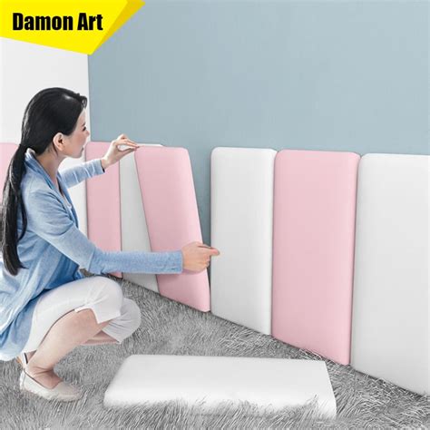 Cm Long Self Adhesive Bed Headboard Soft Bag D Wall Sticker Bedroom