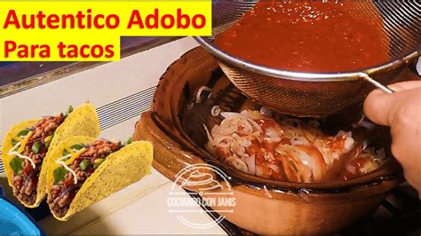 Adobo Para Tacos Al Pastor Con Achiote Youtube