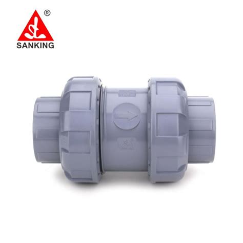 Sanking 20 63mm Cpvc True Union Check Valve Plastic Non Return Check