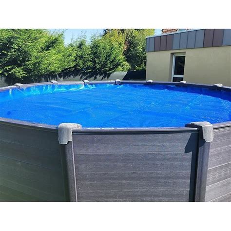 Bâche à bulles pour piscine ronde 4 70m Cdiscount Jardin