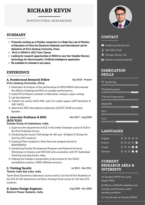 Postdoc Cv Template Prntbl Concejomunicipaldechinu Gov Co