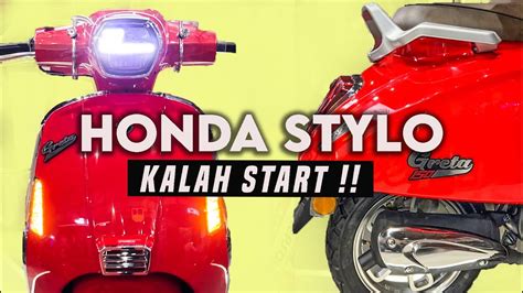 HONDA STYLO KECOLONGAN REVIEW WMOTO GRETA 150 RETRO GILAAA HANYA