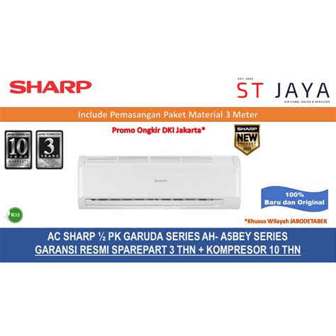 Jual Pasang Ac Sharp Ah Bey Bey Pk Pk Pk Pk Garuda