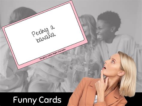 Charades Ladies Night Games Girls Night Out Slumber Party Games