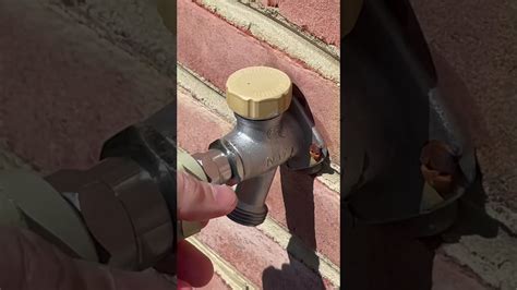 How To Fix A Leaking Outdoor Faucet With A Vacuum Breaker Kit Youtube