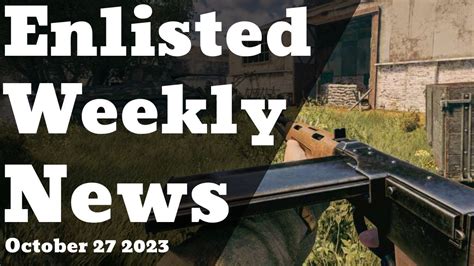 Dev Server Testing Updates And Changes To The Merge Enlisted News