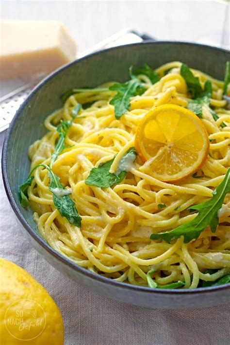 Spaghetti Al Limone So Nach Gef Hl