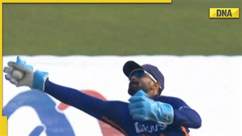 IND Vs BAN KL Rahul Takes Stunning One Handed Diving Catch To Dismiss