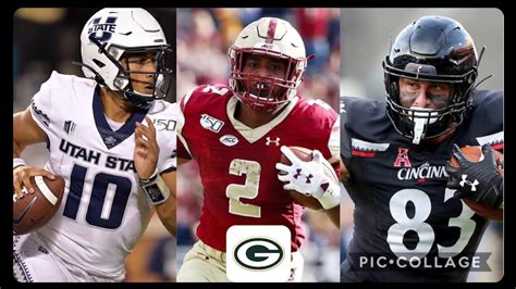 Green Bay Packers 2020 NFL Draft Selections Rounds 1 3 Highlights