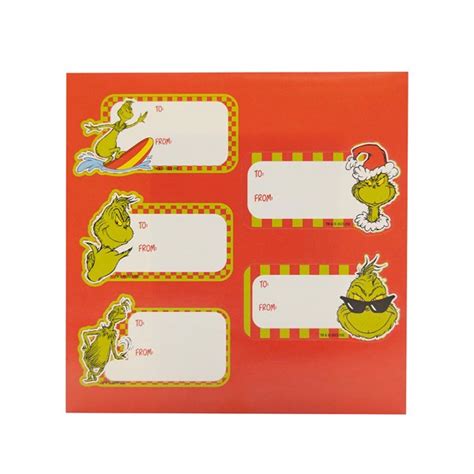 The Grinch Christmas Gift Labels Toys And Collectibles Eb Games