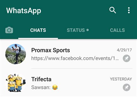 Whatsapp Lets You Pin 3 Chats To The Top