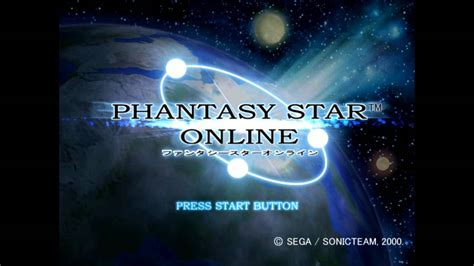 Phantasy Star Online Sega Dreamcast Theme Song Title Screen Song