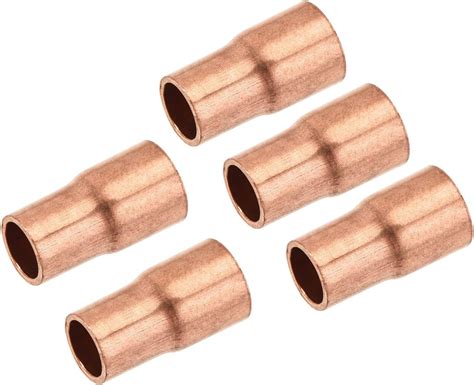 RLECS 6PCS Reducing Copper Coupling Fittings With Sweat End 5 16 X 1 4