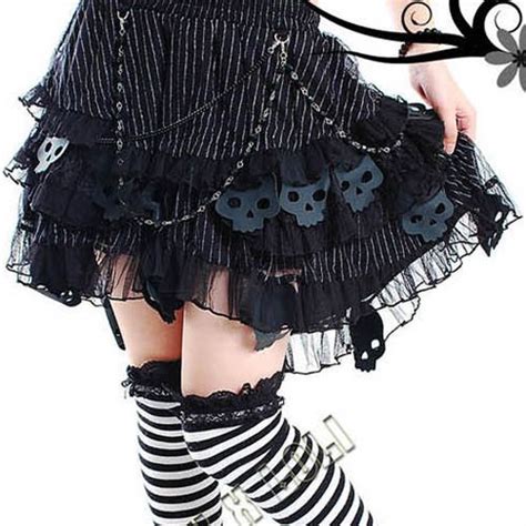 Emo Skirt Cute Fashion Gothic Outfits Scene Outfits