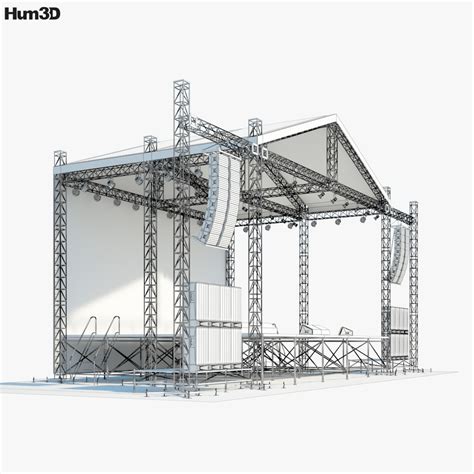 Escenario De Concierto Modelo D Arquitectura On Hum D