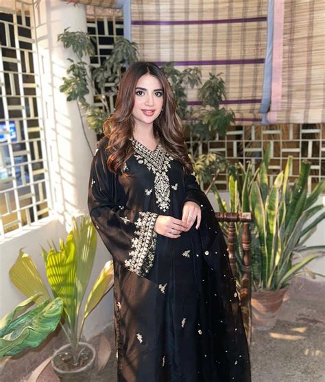 Pakistani Actress Saboor Ali Shows Hotness In Black Dress Fans Go