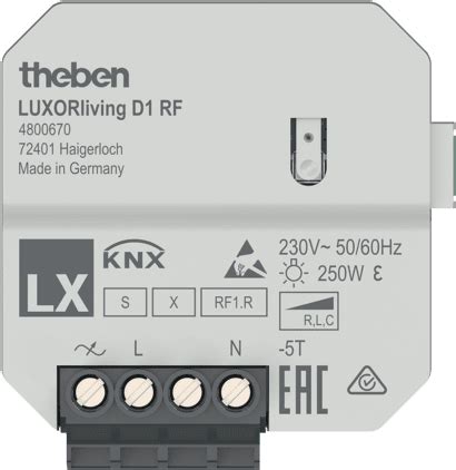 Theben Luxorliving D1 S Rf Element Shop